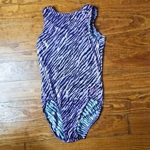 Shiny Electric Purple GK Gymnastics Leotard